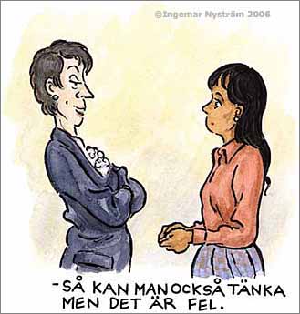 V&aring;ga &ouml;ppna! Tusch och akvarell