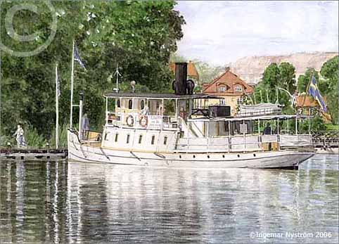 S/S Ejdern l&auml;gger till