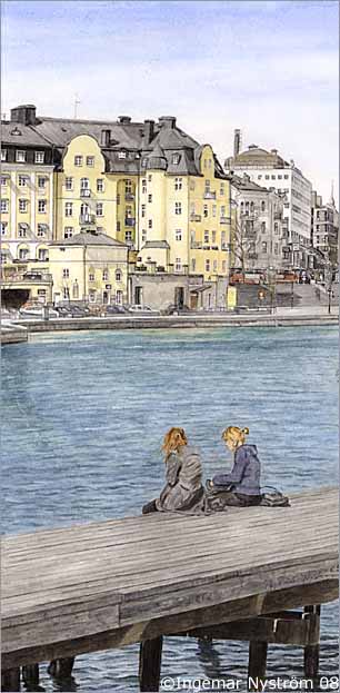 Marenplan i S&ouml;dert&auml;lje (tidig v&aring;r)