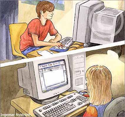 e-post-tusch akvarell digitalt